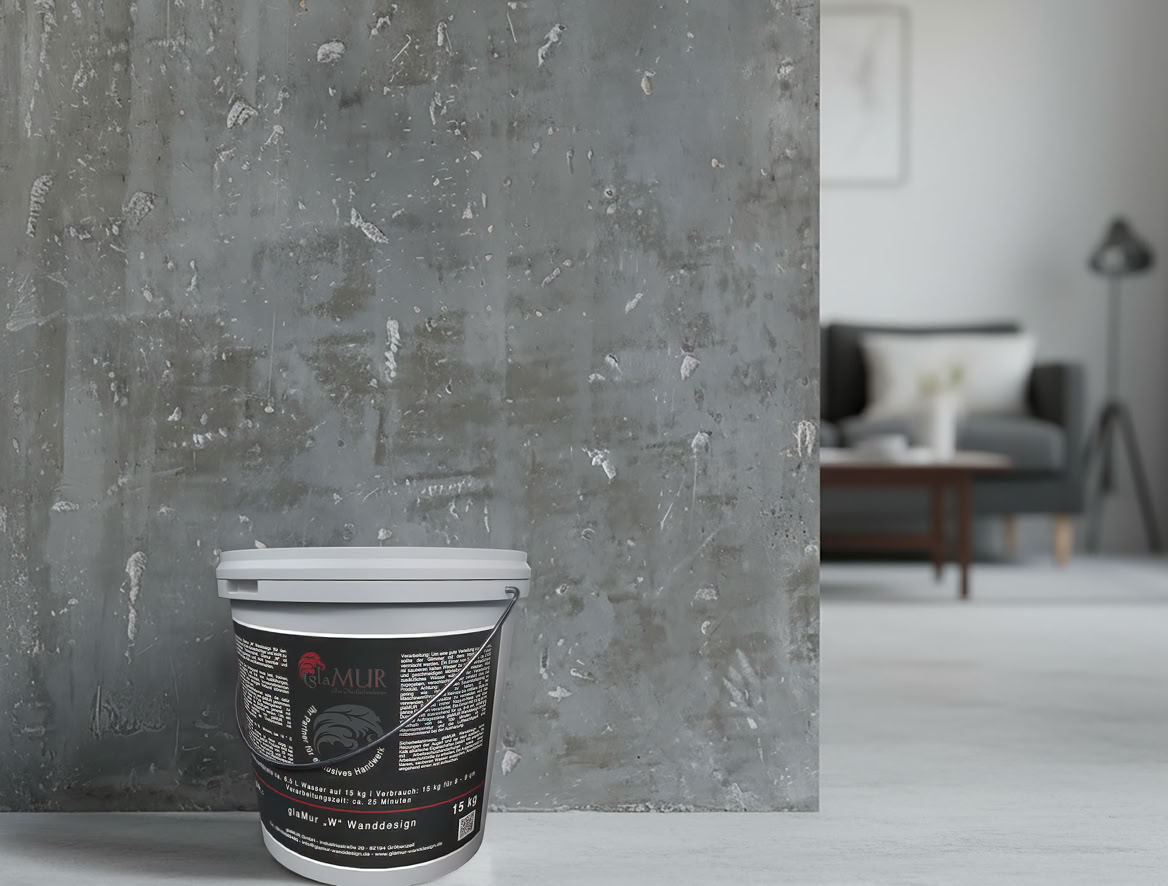 W Classic“ - eine atmungsaktive Kalk-Marmor-Beschichtung mit natürlichen Inhaltsstoffen. Sie bietet eine elegante Farbpalette aus natürlichen Pigmenten und edlen Akzenten wie Gold, Kupfer oder Lasuren für eine einzigartige, natürliche Wandoptik