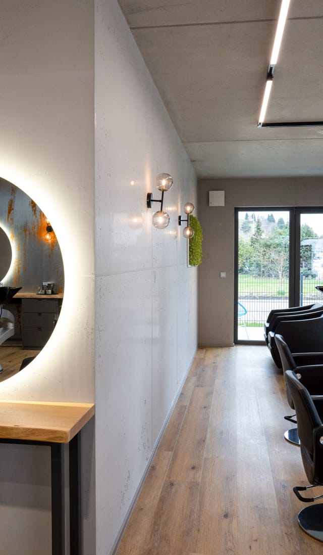 Beton Style im Friseusalon