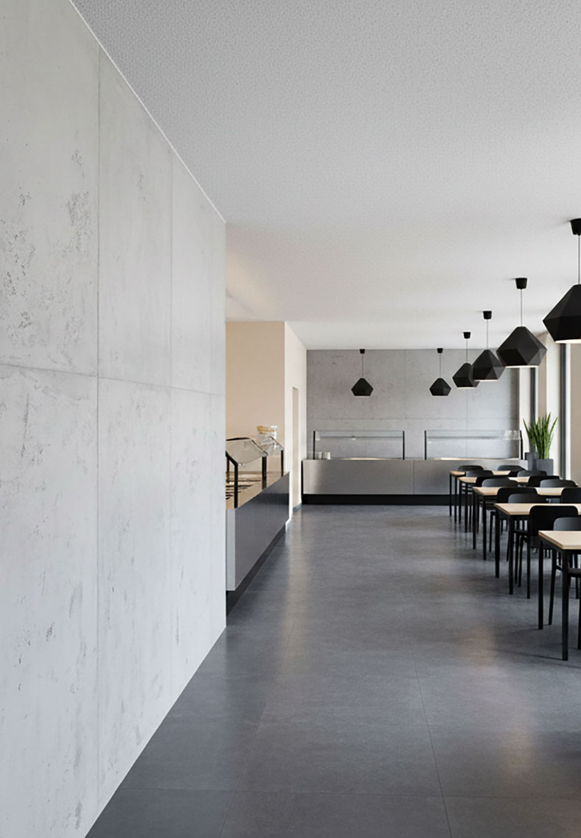 BS 901 Beton Style im Kantine