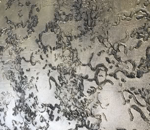 Struktur mit Walze Platin Effektspachtel