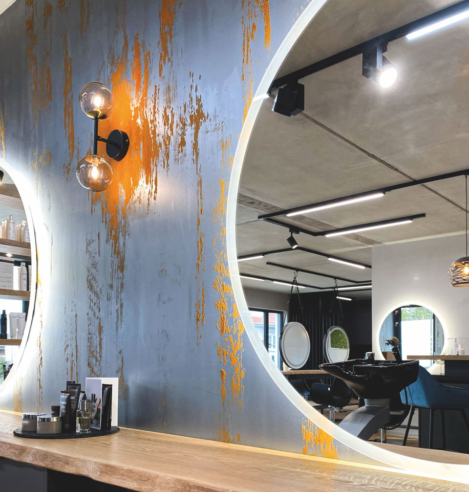 Schmuckwände mit Stil !  Die Effektbeschichtung, die verführt. Strahlende Akzente für jedes Design