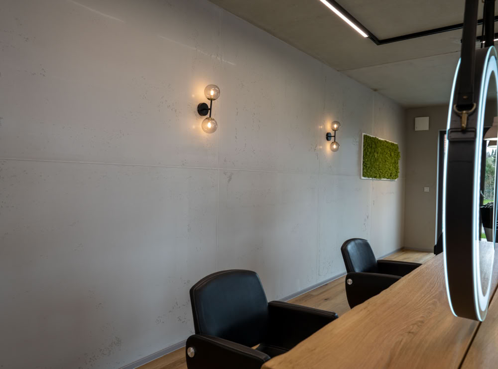 "BS" 905 Beton Style Friseursalon