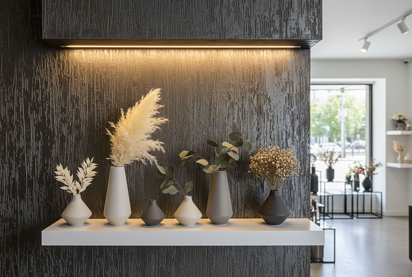 W121 Classic mit Streifen Muster, im Hintergrund ein Fenster mit Blick nach draußen.